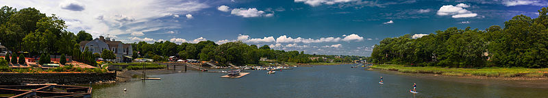 View of Saugatuck River from Saugatuck River Bridge