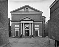 The building before its conversion to a mosque. Note the lack of minarets