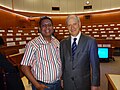 Prof Baharul Islam with Prof Michael J. Sandel at Harvard Business School during the GLOCOLL Class (July 2013)