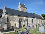 Façade de l'église.