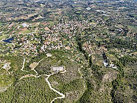 Aerial view of Oropos