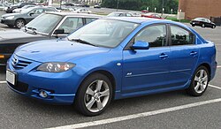 2003年10月-2006年6月Mazda 3車頭（前期型）