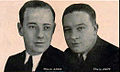 Freeman Gosden and Charles Correll, stars of Amos 'n' Andy