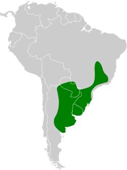 Distribución geográfica del leñatero.