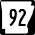 Highway 92 marker