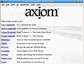 Интерфейс Axiom в браузере Mozilla Firefox