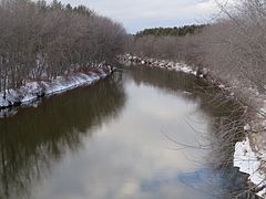 Der Baker River bei Plymouth