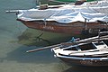 Des barques à Portonovo, petit port qui est l'une des paroisses de la commune.