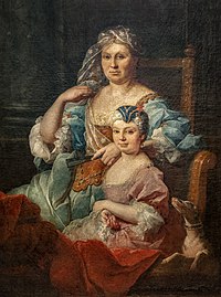 Portrait de Madame Poulhariez et de sa fille Anne, musée des Beaux-Arts de Carcassonne.