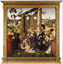 Biagio d'Antonio, The Adoration of the Child with Saints and Donors (c. 1476)
