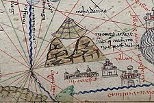Catalan Atlas, c. 1375 by Abraham Cresques[104]