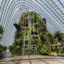 A photo of the Cloud Forest, Gardens by the Bay, captured in 2018