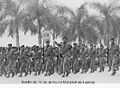 Paraquedistas durante as celebrações do 10 de junho, em Luanda.