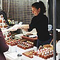 Pastries being sold at Maltby Street