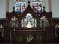 Reredos in All Saints Chapel, Holy Trinity Church Trowbridge. 1914