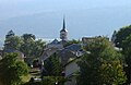 Vue du village et de l'église Saint-Romain