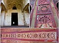 Intricate decorative engravings on the main complex of the tomb