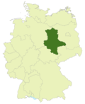 Lage von Sachsen-Anhalt