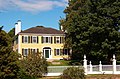 The house of Ezra Weston II, "King Caesar," is now a museum in Duxbury, Massachusetts