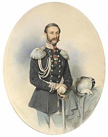 Portrait of Prince Kropotkin (1860)