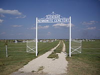 Lehigh Mennonite Cemetery, 1/2 mile south of Lehigh (2010)