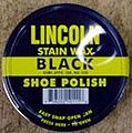 Lincoln Black shoe polish