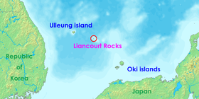 Carte des rochers Liancourt.