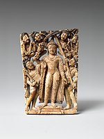 Portable shrine with image of the Buddha, Kingdom of Kashmir, Jammu and Kashmir, 7-8th century.