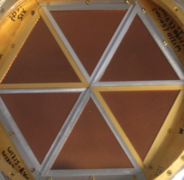 Low-pass metal-mesh filters at 250mK used to define the upper edge of the detector observation band in the South Pole Telescope receiver.