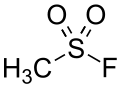 Strukturformel von Methansulfonylfluorid