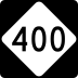North Carolina Highway 400 marker