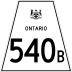 Highway 540B marker