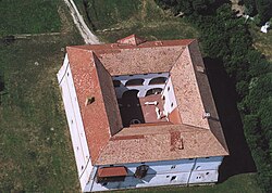 Aerial photograph of Ozora Castle