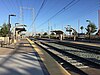 The platforms at Pacific Fleet station, 2019