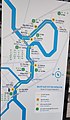 Sai Gon Water Bus - Line 1 map in the Bach Dang station.jpg