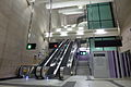 Exit B3 of Sai Ying Pun with escalators, lift and staircase