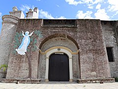 Santa Maria Church Ilocos right entrance