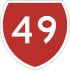 State Highway 49 shield}}