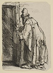 The Blindness of Tobit: A Sketch, William James Smith, After Rembrandt, ca. 1825.
