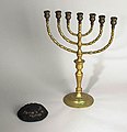 Kippa and menorah from the Harry S Truman collection