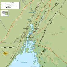 Carte détaillée du site.