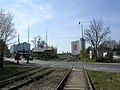 The passing loop before Praha-Řeporyje station