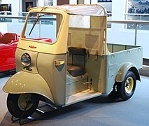 An early Daihatsu Midget, which would serve as the basis for auto rickshaws that proliferate across South and Southeast Asia