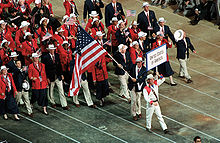 המשלחת האמריקאית בטקס הפתיחה של אולימפיאדת סידני (2000)