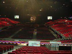 Interior of the AsiaWorld-Arena, 2010