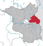 Der Landkreis Märkisch-Oderland in Brandenburg