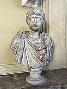 Bust of the Roman emperor Geta at the Galleria Chiaramonti of the Vatican Museums