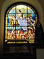 Stained-glass window in Puerto Rico Cathedral