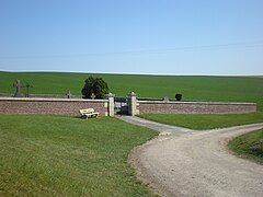 Le cimetière communal.