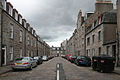 Cobbled Craigie Street, Aberdeen, Scotland